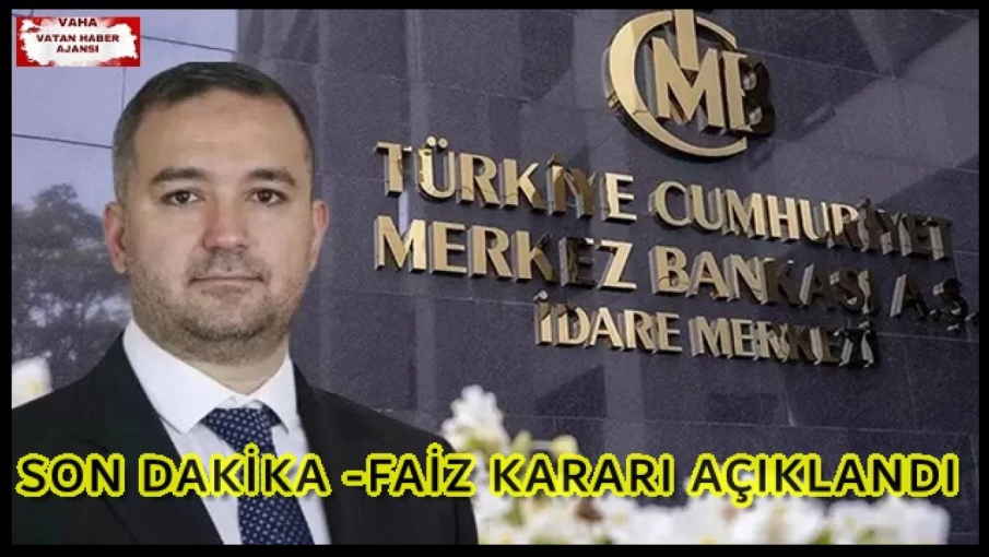 Merkez Bankası yılın son faiz kararını açıkladı